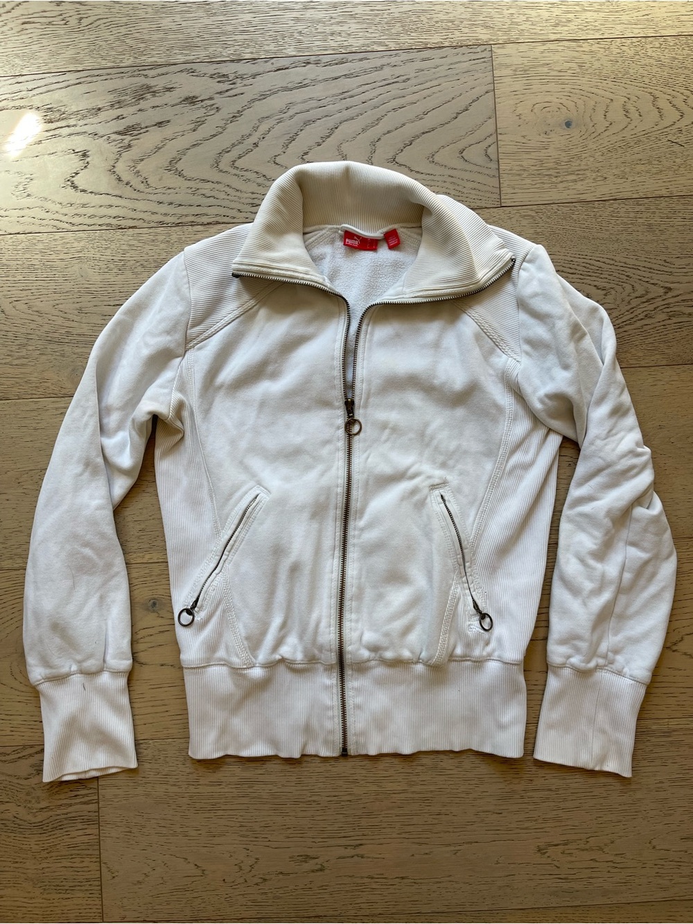 Puma Zip Up Sweater - Large
